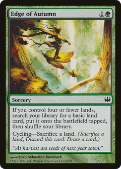 Edge of Autumn [Duel Decks: Knights vs. Dragons]-1