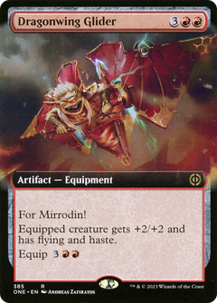 Dragonwing Glider (Extended Art) [Phyrexia: All Will Be One]-1