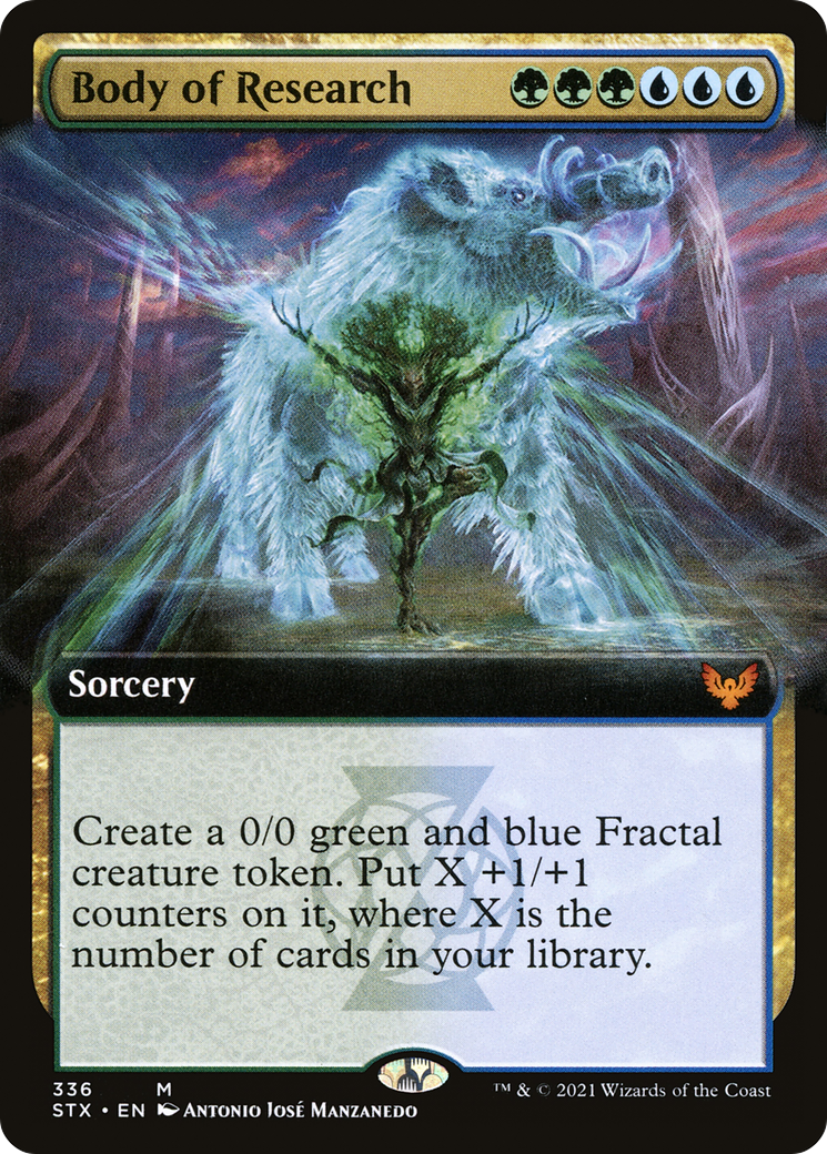 Body of Research (Extended Art) [Strixhaven: School of Mages]-1