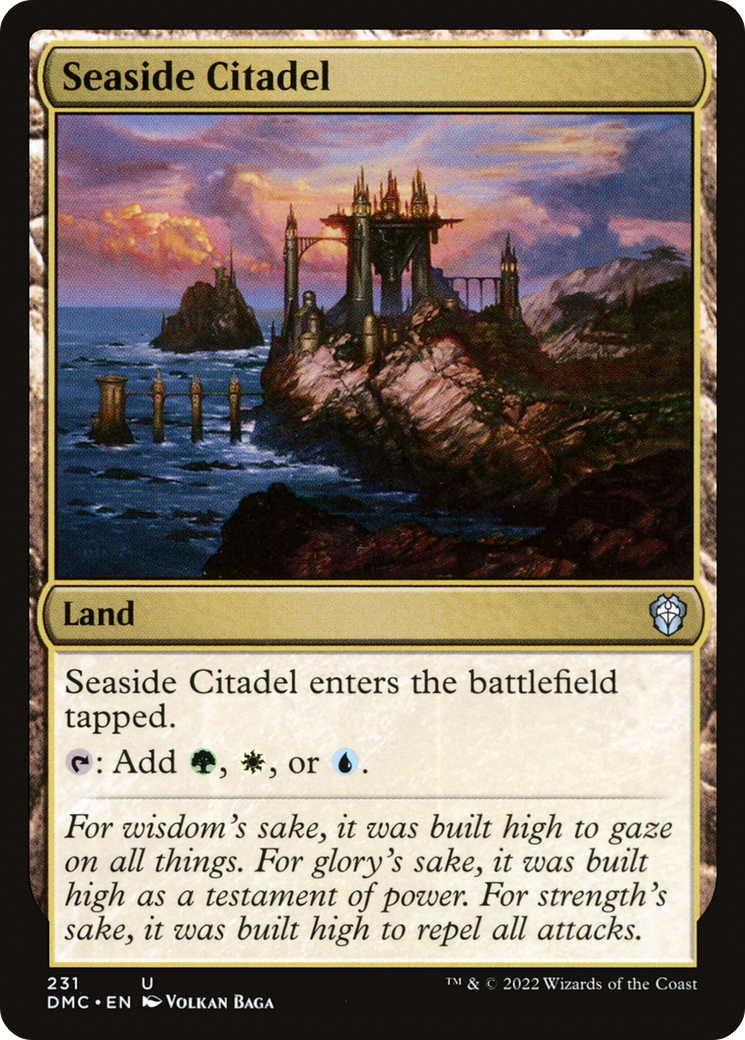 Seaside Citadel [Dominaria United Commander]-1