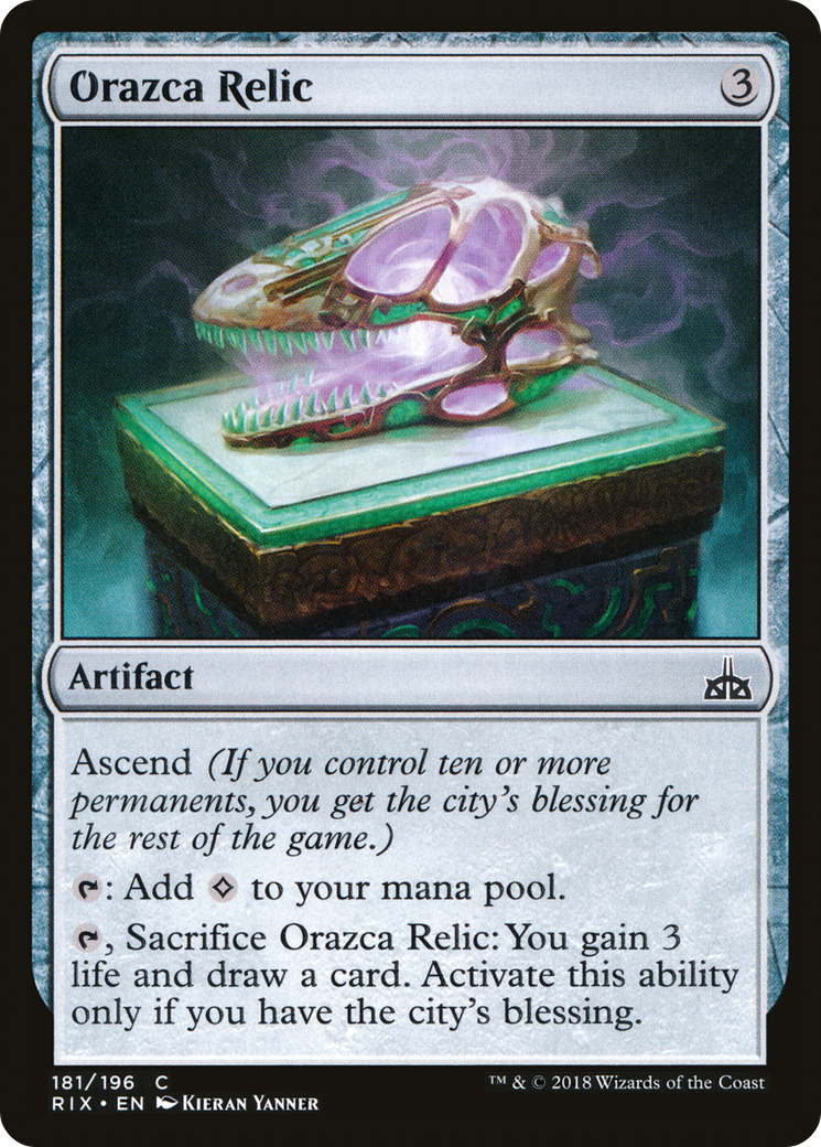 Orazca Relic [Rivals of Ixalan]-1