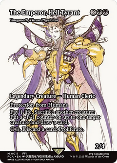 The Emperor, Hell Tyrant - Yawgmoth, Thran Physician (Showcase) [FINAL FANTASY : Through the Ages]-1