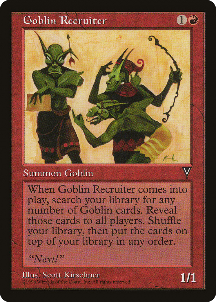 Goblin Recruiter [Visions]-1