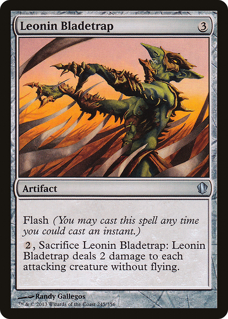 Leonin Bladetrap [Commander 2013]-1