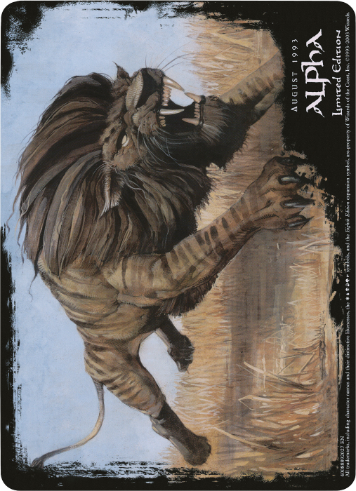 Savannah Lions (Oversized) [Eighth Edition Box Topper]-2
