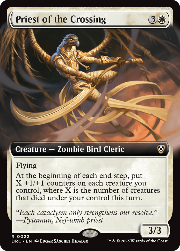 Priest of the Crossing (Extended Art) [Aetherdrift Commander]-1