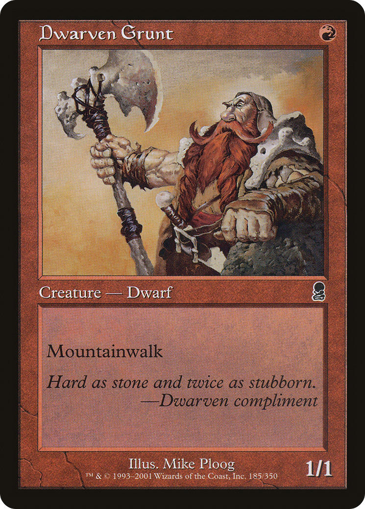 Dwarven Grunt [Odyssey]-1