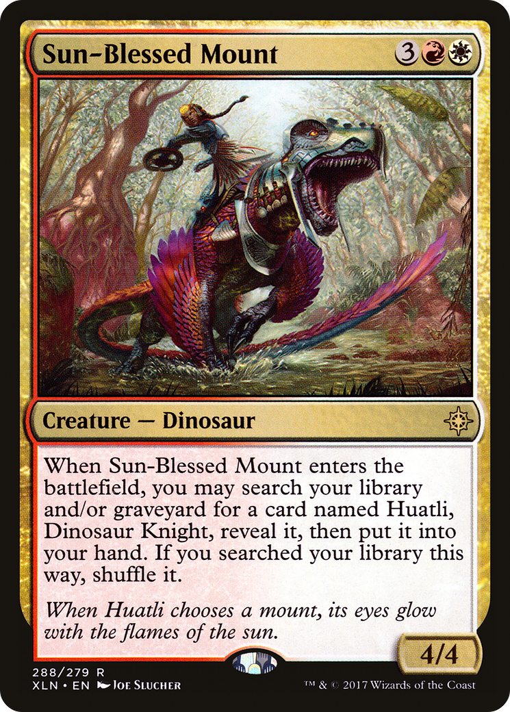 Sun-Blessed Mount [Ixalan]-1