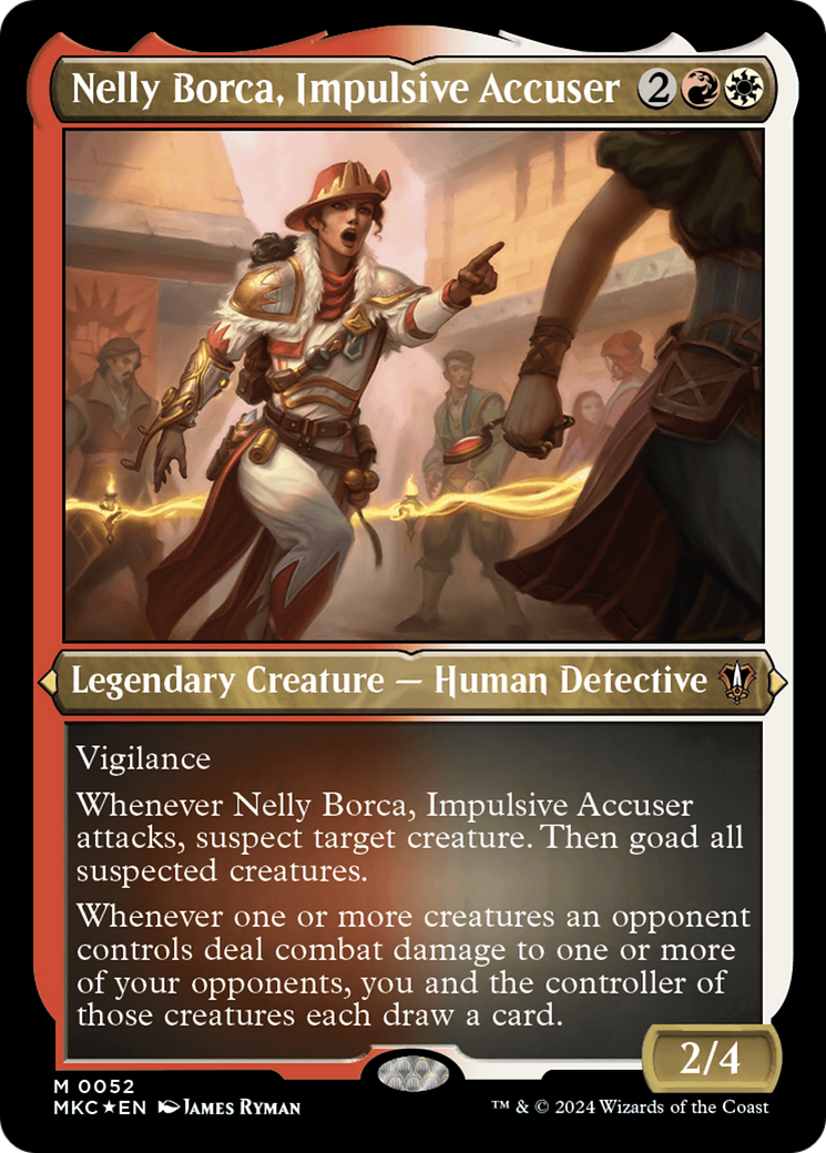 Nelly Borca, Impulsive Accuser (Display Commander) [Murders at Karlov Manor Commander]-1