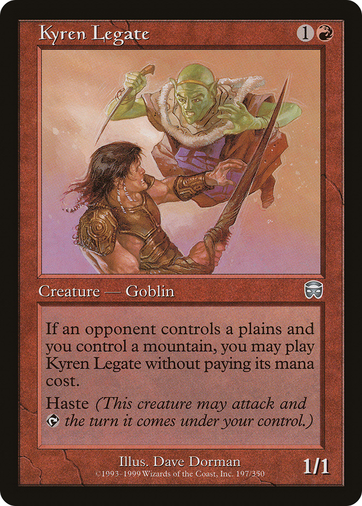 Kyren Legate [Mercadian Masques]-1