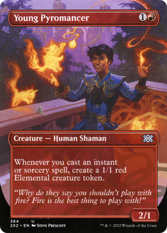 Young Pyromancer (Borderless) (2X2-364) - Double Masters 2022 (Borderless)-1