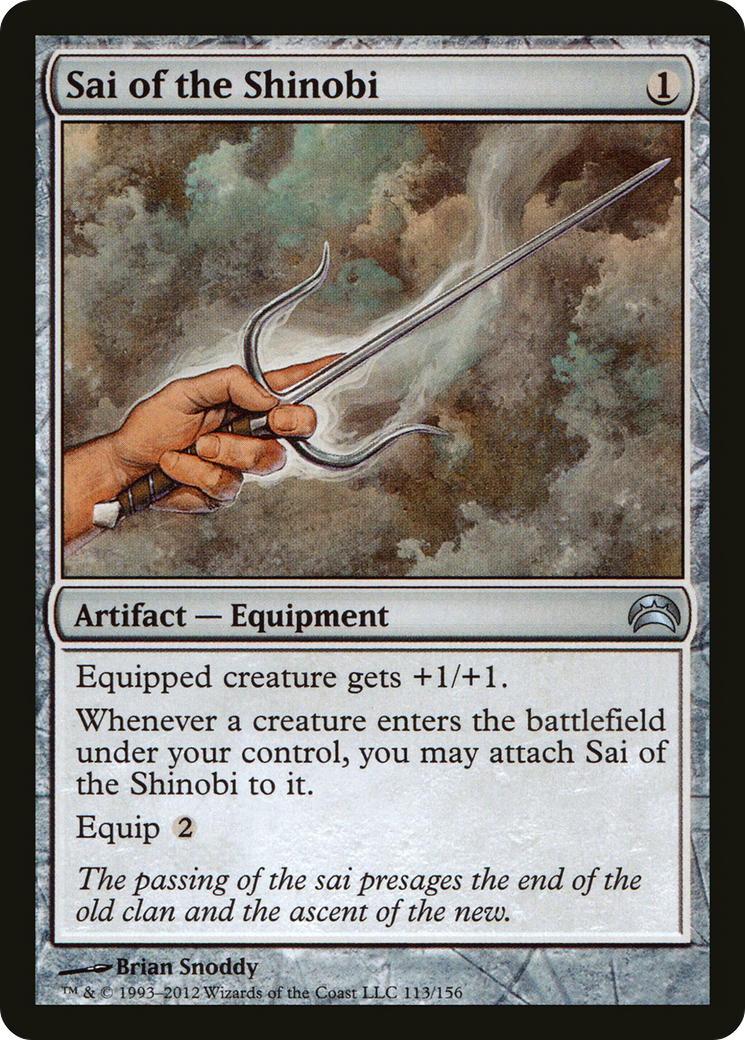 Sai of the Shinobi [Planechase 2012]-1