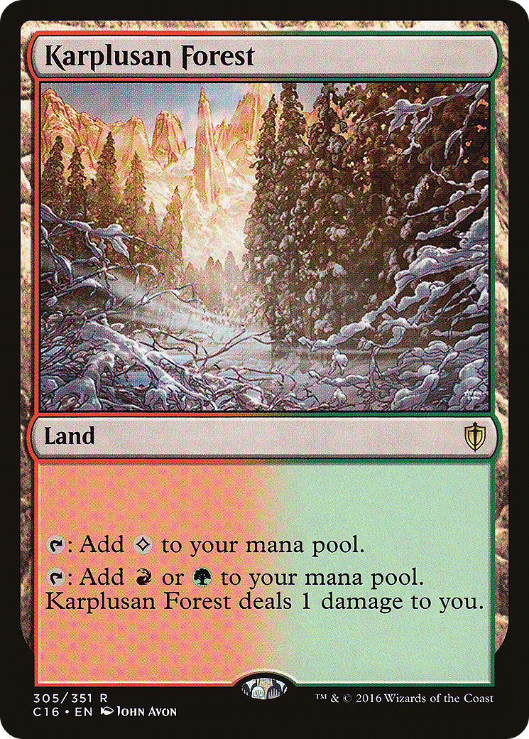 Karplusan Forest [Commander 2016]-1