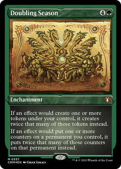Doubling Season (CMM-557) - Commander Masters Etched Foil-1