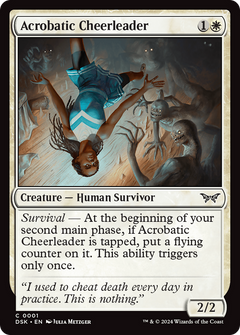 Acrobatic Cheerleader [Duskmourn: House of Horror]-1