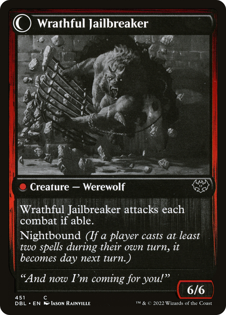 Weary Prisoner (DBL-451) - Innistrad: Double Feature: (Double Faced Transform)-2