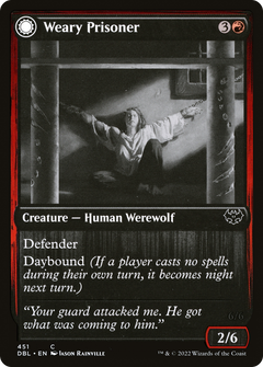 Weary Prisoner (DBL-451) - Innistrad: Double Feature: (Double Faced Transform)-1