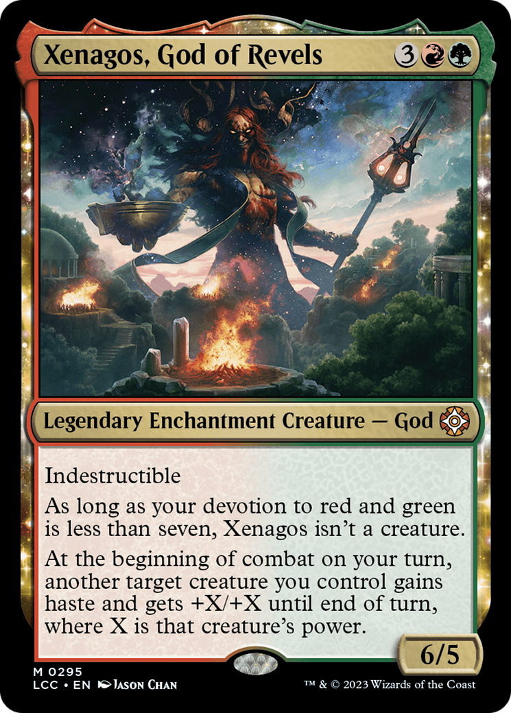 Xenagos, God of Revels (LCC-295) - The Lost Caverns of Ixalan Commander: (enchantment)-1