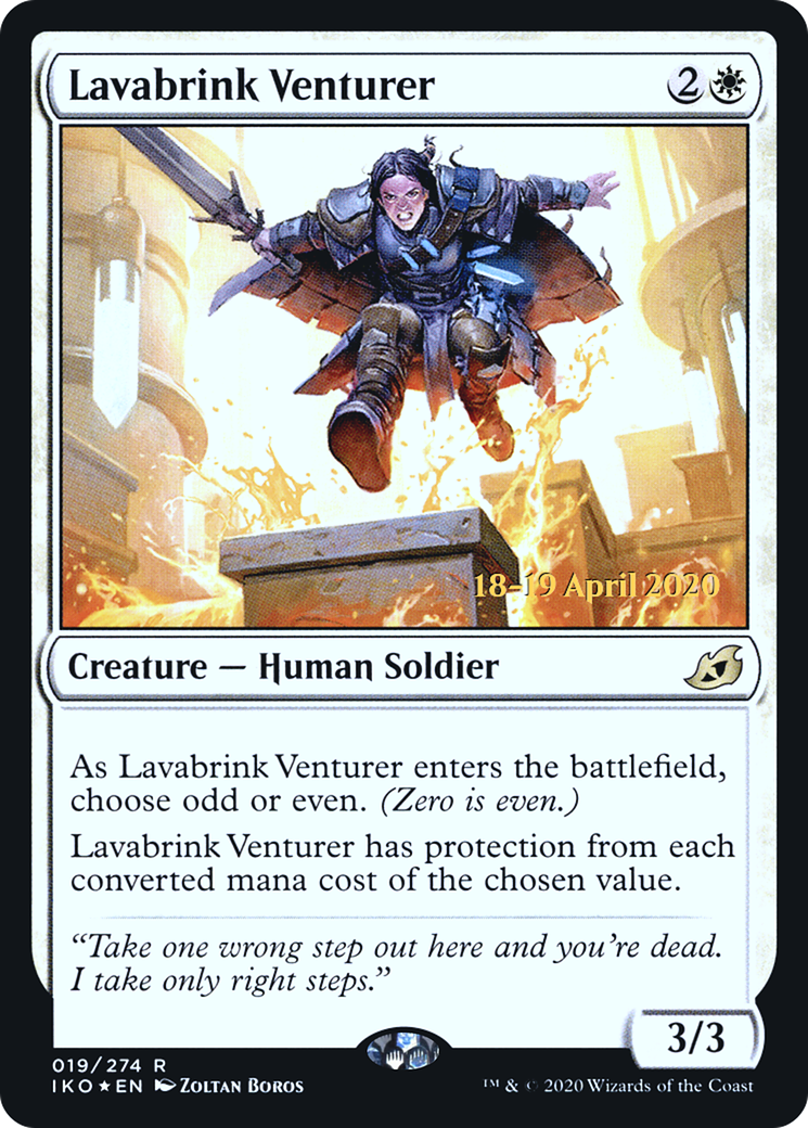 Lavabrink Venturer [Ikoria: Lair of Behemoths Prerelease Promos]-1