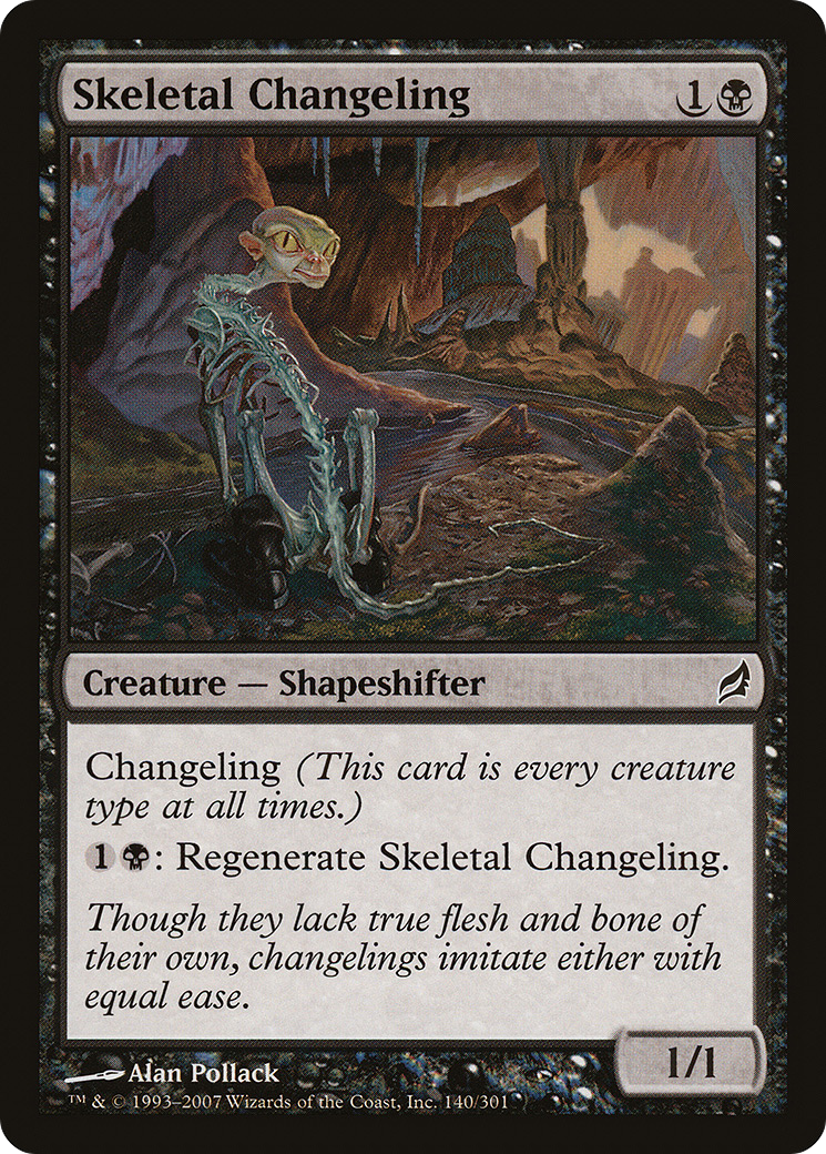 Skeletal Changeling [Lorwyn]-1