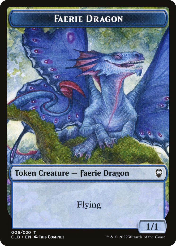 Faerie Dragon Token [Commander Legends: Battle for Baldur's Gate Tokens]-1