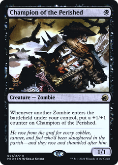 Champion of the Perished [Innistrad: Midnight Hunt Prerelease Promos]-1