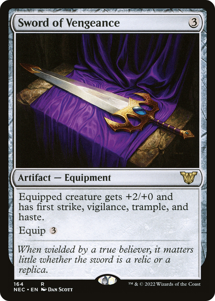 Sword of Vengeance [Kamigawa: Neon Dynasty Commander]-1