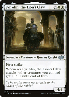 Syr Alin, the Lion's Claw [Jumpstart 2022]-1