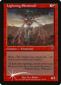 Lightning Elemental [Seventh Edition]-1