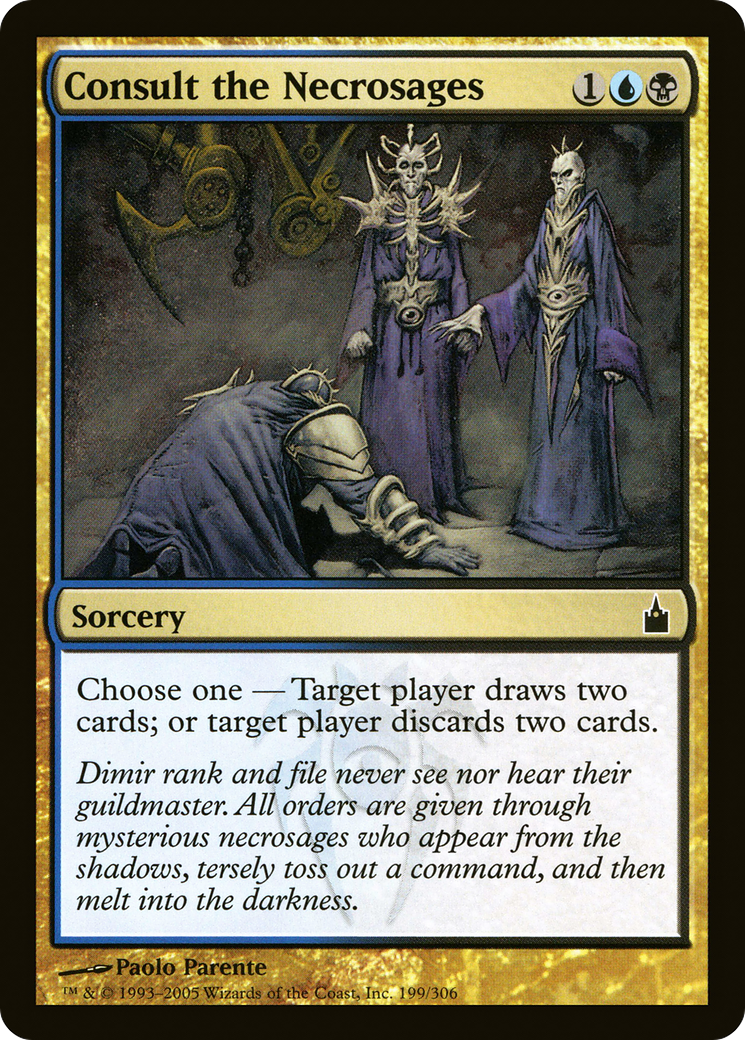 Consult the Necrosages [Ravnica: City of Guilds]-1