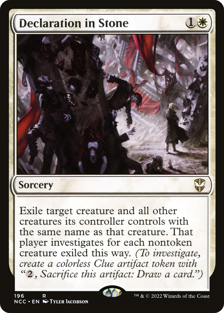 Declaration in Stone [Streets of New Capenna Commander]-1