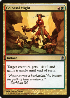 Colossal Might [Commander 2011]-1