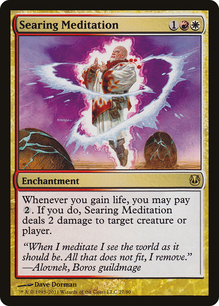 Searing Meditation [Duel Decks: Ajani vs. Nicol Bolas]-1