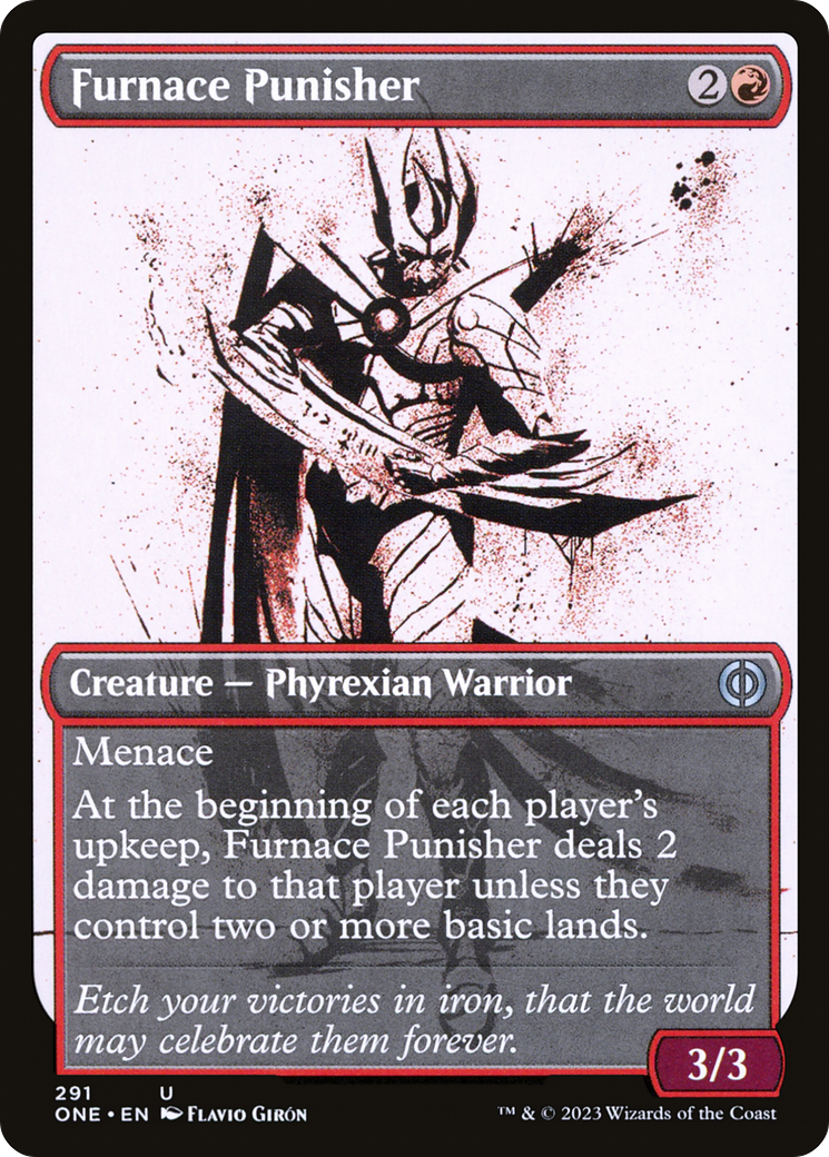 Furnace Punisher (Showcase Ichor) [Phyrexia: All Will Be One]-1