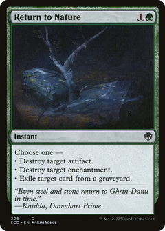 Return to Nature [Starter Commander Decks]-1