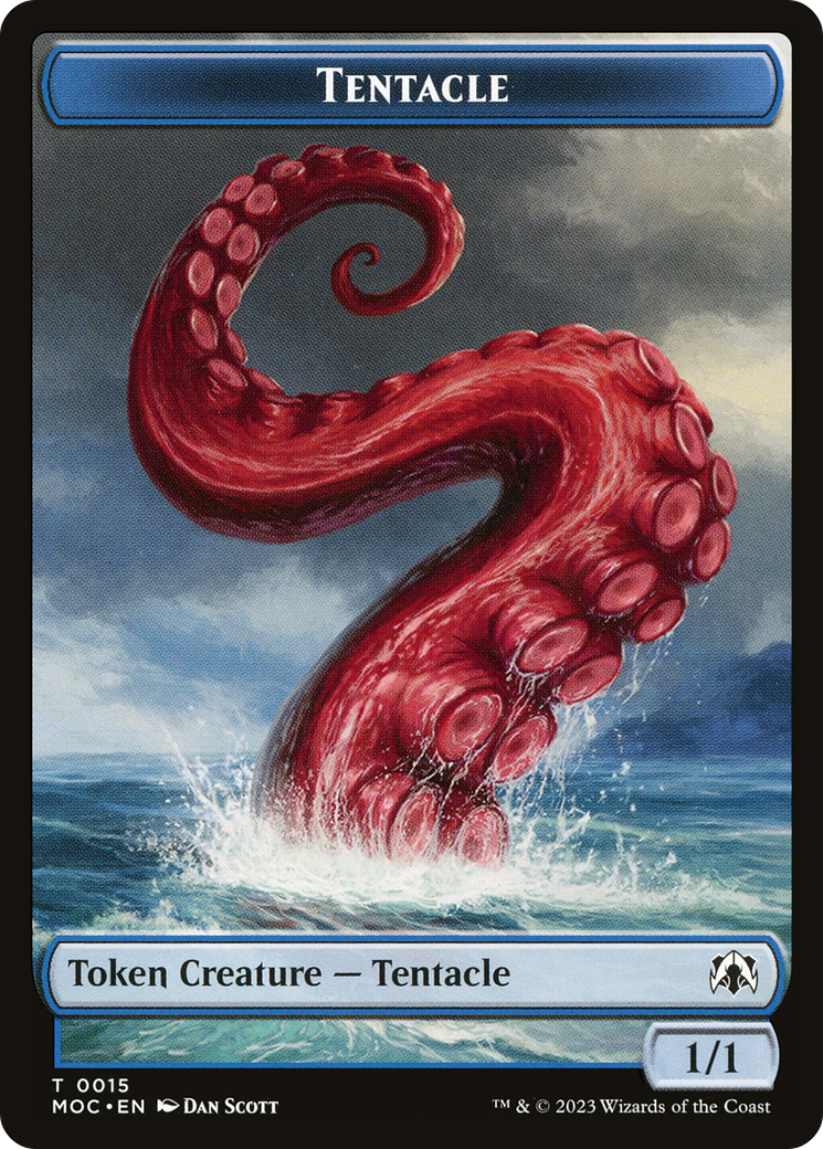 Tentacle (TMOC-015) - March of the Machine Commander Tokens-1