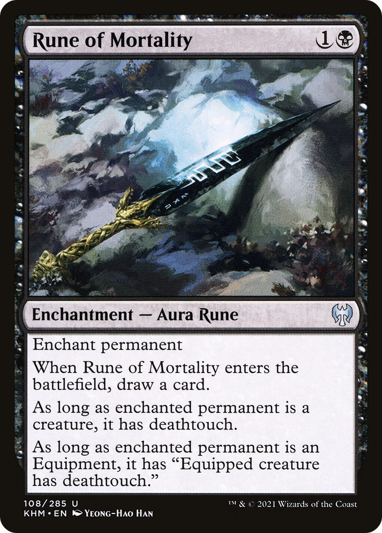 Rune of Mortality [Kaldheim]-1