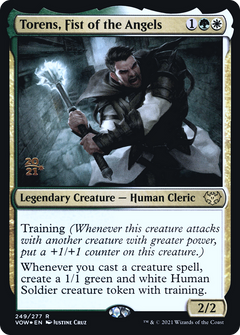 Torens, Fist of the Angels [Innistrad: Crimson Vow Prerelease Promos]-1