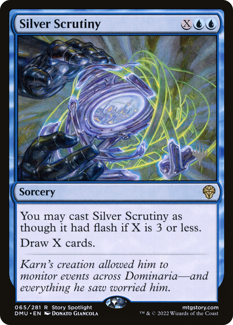 Silver Scrutiny (Promo Pack) [Dominaria United Promos]-1