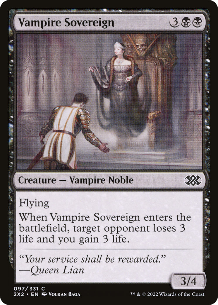 Vampire Sovereign (2X2-097) - Double Masters 2022-1