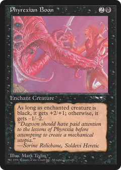 Phyrexian Boon (Person on the Right) [Alliances]-1