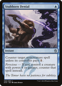 Stubborn Denial [Khans of Tarkir]-1