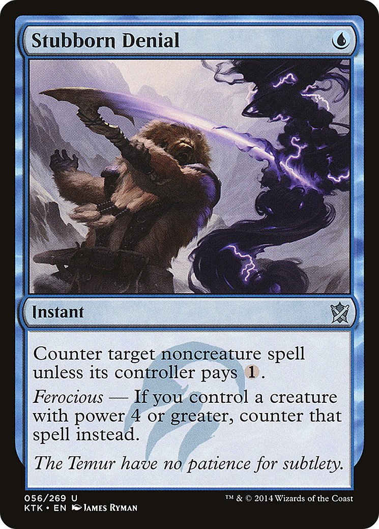 Stubborn Denial [Khans of Tarkir]-1