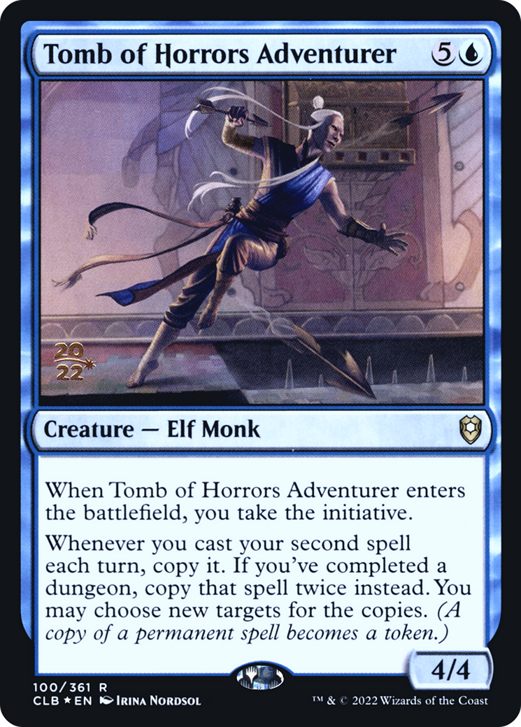 Tomb of Horrors Adventurer [Commander Legends: Battle for Baldur's Gate Prerelease Promos]-1
