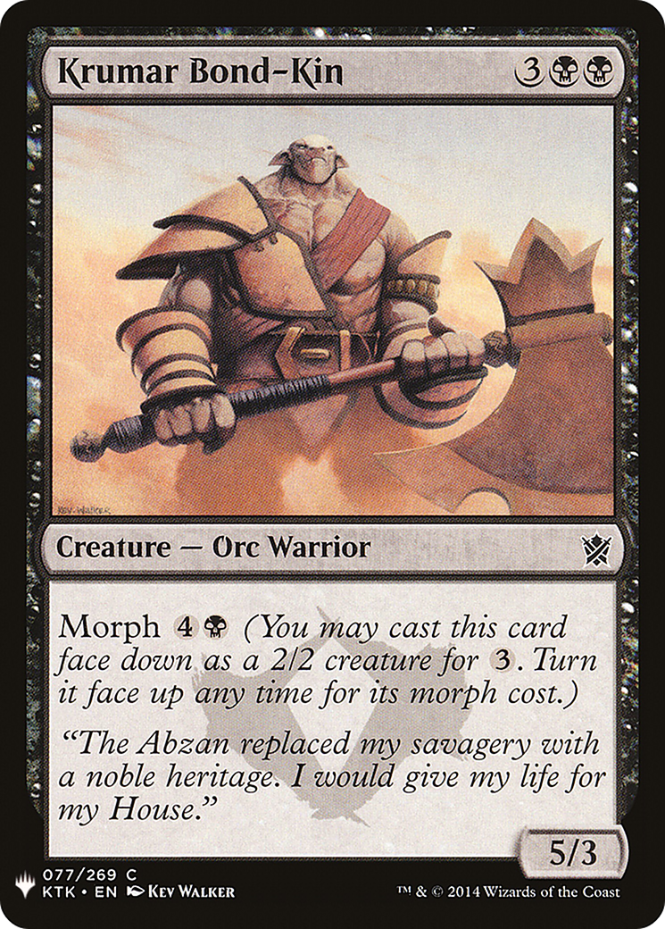 Krumar Bond-Kin [Mystery Booster]-1