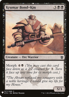 Krumar Bond-Kin [Mystery Booster]-1