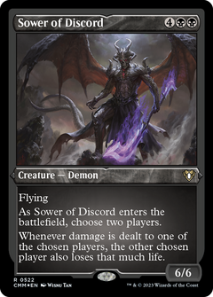 Sower of Discord (CMM-522) - Commander Masters Etched Foil-1
