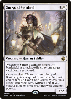 Sungold Sentinel (Promo Pack) [Innistrad: Midnight Hunt Promos]-1