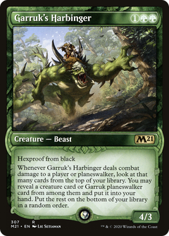 Garruk's Harbinger (Showcase) [Core Set 2021]-1