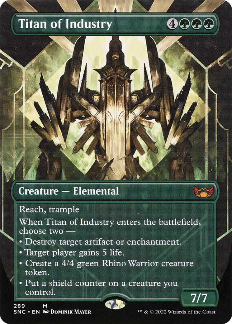 Titan of Industry (Borderless Alternate Art) [Streets of New Capenna]-1